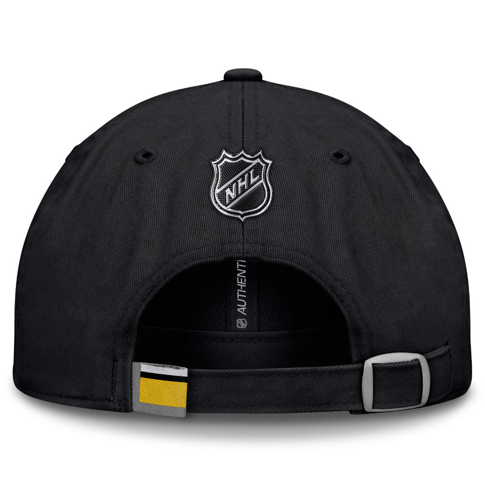 FANATICS PITTSBURGH PENGUINS RINK PRO 2 ADULT UNSTRUCTERED ADJUSTABLE HAT