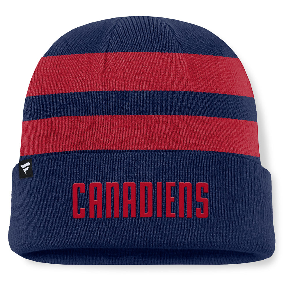 Fanatics Montreal Canadiens NHL Swipe Men's Navy Beanie