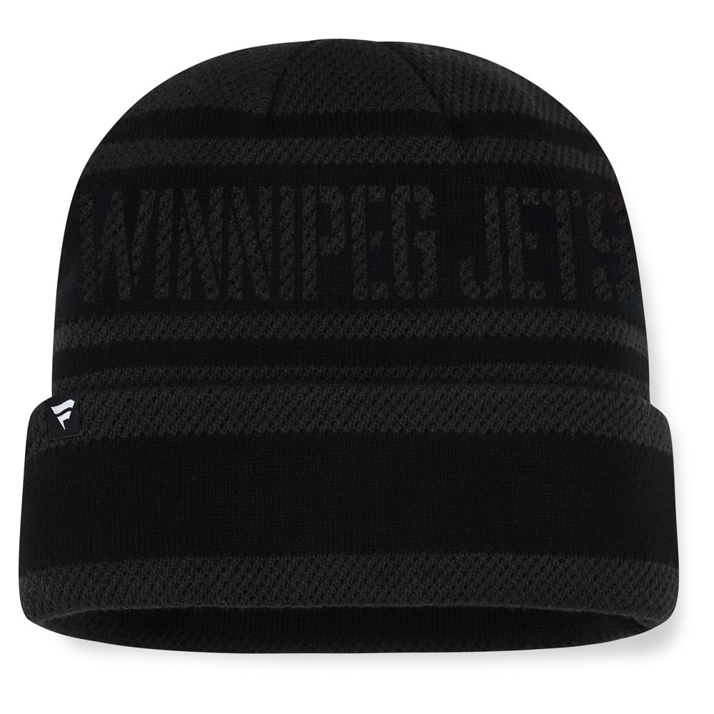 Fanatics Winnipeg Jets NHL Recon Men's Black Beanie