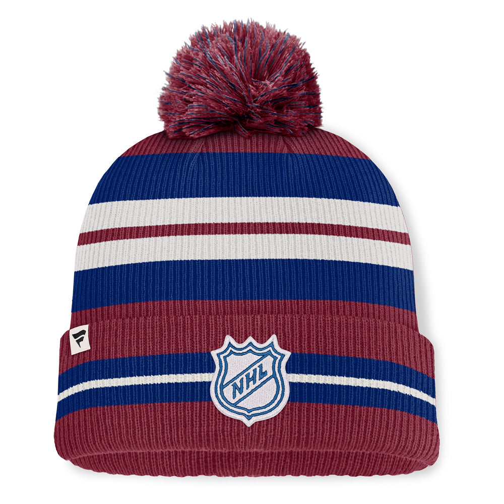 Fanatics Colorado Avalanche Decades Men's Burgundy Toque