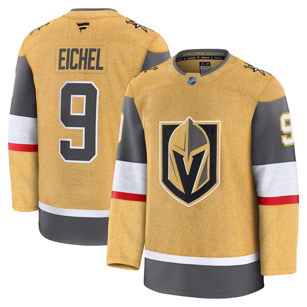 FANATICS VEGAS GOLDEN KNIGHTS JACK EICHEL PREMIUM ADULT HOME JERSEY