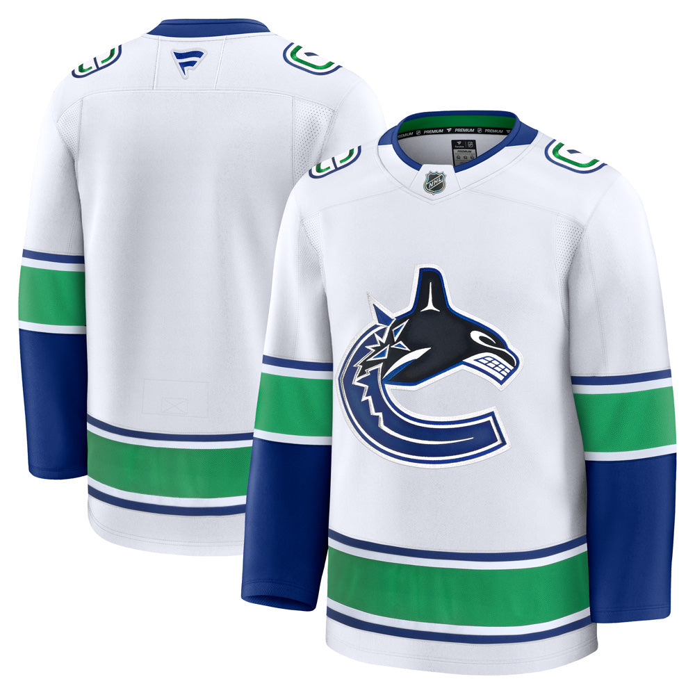 FANATICS VANCOUVER CANUCKS PREMIUM ADULT AWAY JERSEY