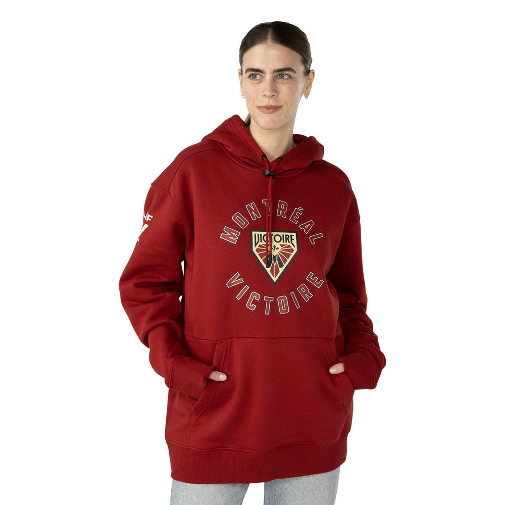 Bauer Montreal Victoire Ultimate Adult Dark Red Hoodie – Pro