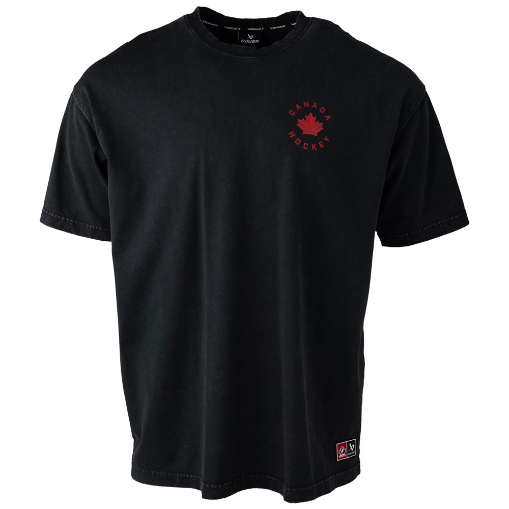 Bauer X Hockey Canada® Boxy Adult Black T Shirt