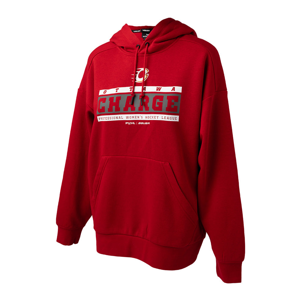 Bauer Ottawa Charge Women's Red Pullover Hoodie