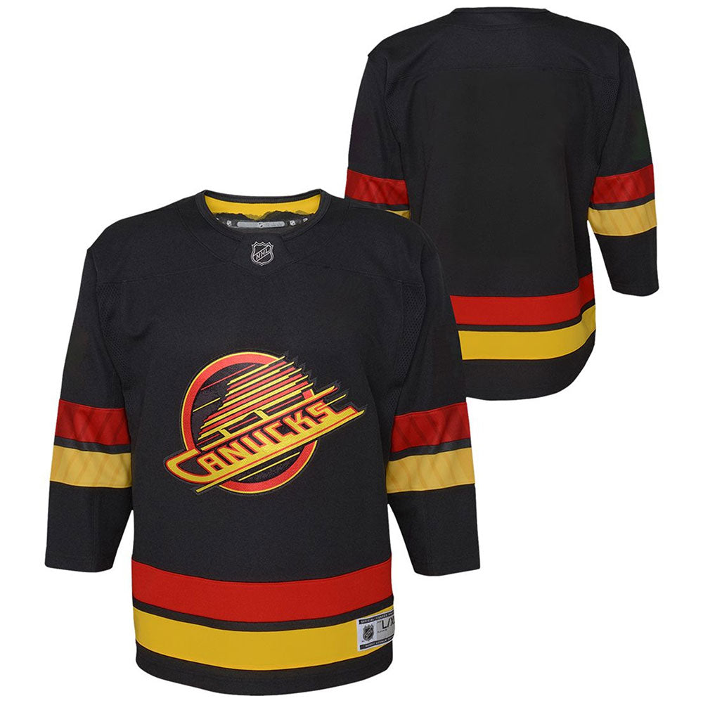 OUTERSTUFF VANCOUVER CANUCKS PREMIER BLACK THIRD JERSEY