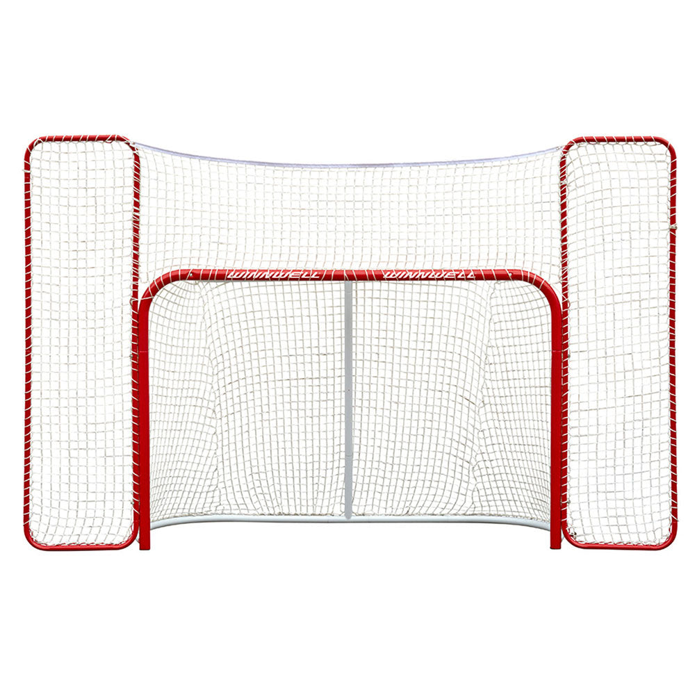 WINNWELL 72" HOCKEY NET WITH POSTS & BACKSTOP