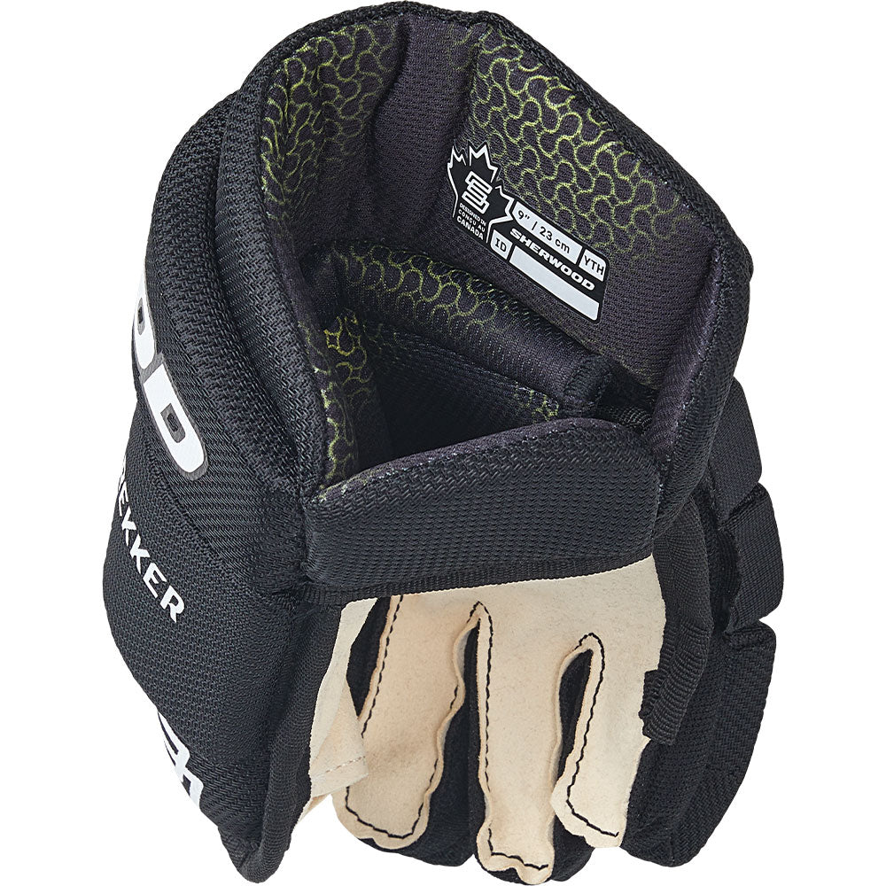 SHERWOOD REKKER YOUTH HOCKEY GLOVES