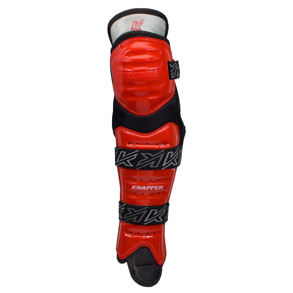 KNAPPER AK5 RED BALL HOCKEY SHIN PADS