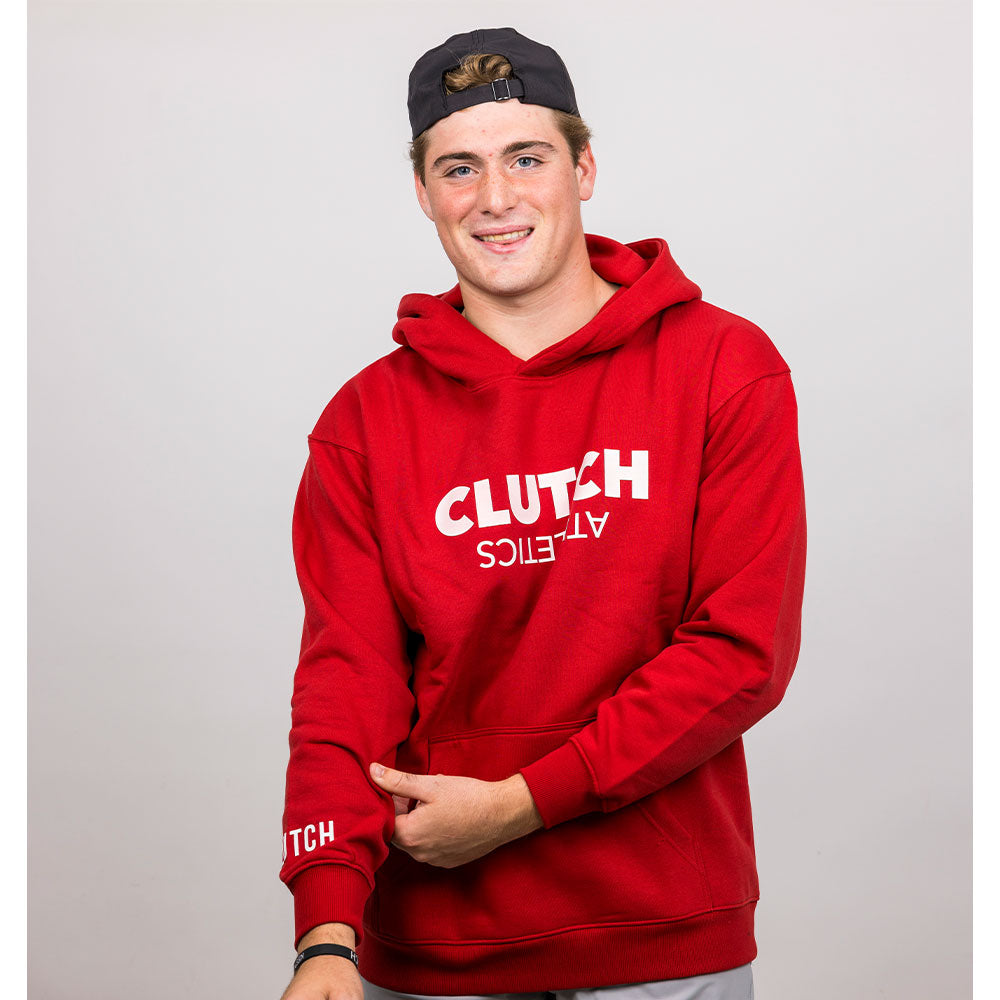 BCLUTCH PREMIUM RED HOODIE