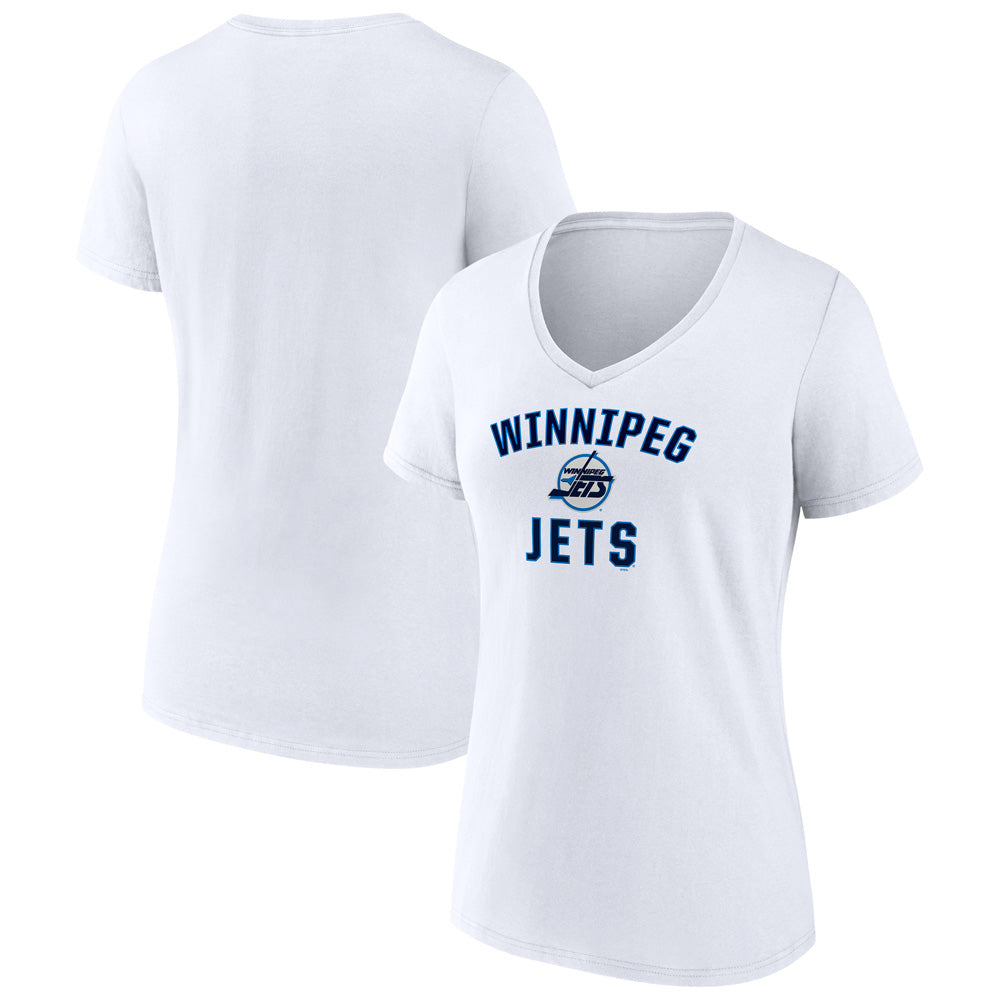 FANATICS WINNIPEG JETS WOMENS WHITE T-SHIRT