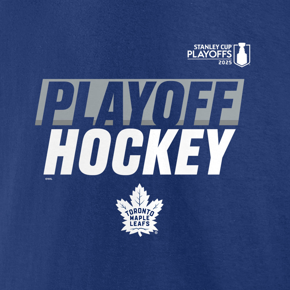 FANATICS TORONTO MAPLE LEAFS 2025 STANLEY CUP PLAYOFFS WOMEN'S BLUE T SHIRT