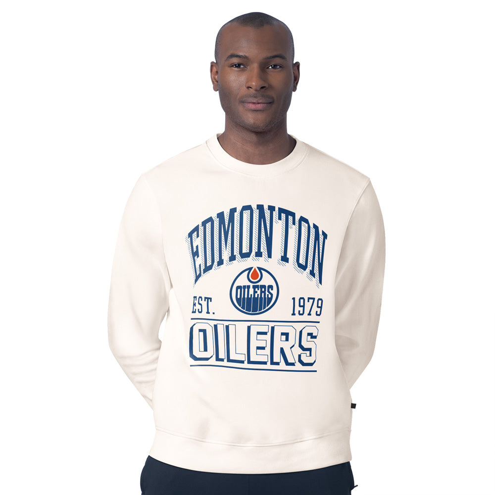 Edmonton Oilers Msx Teamwork White Long Sleeve Shirt