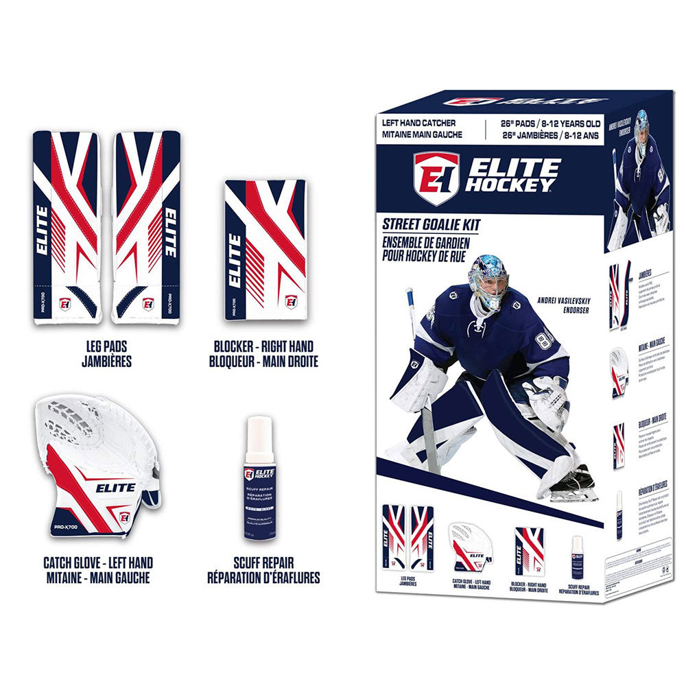 ELITE ANDREI VASILEVSKIY JUNIOR STREET HOCKEY GOALIE SET