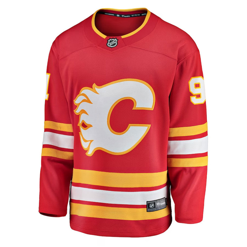 FANATICS CALGARY FLAMES NAZEM KADRI ADULT HOME BREAKAWAY JERSEY