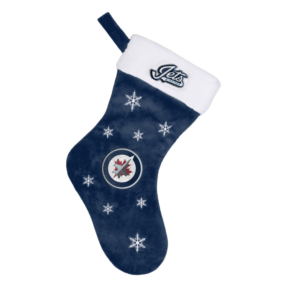 WINNIPEG JETS SNOWFLAKE STOCKING