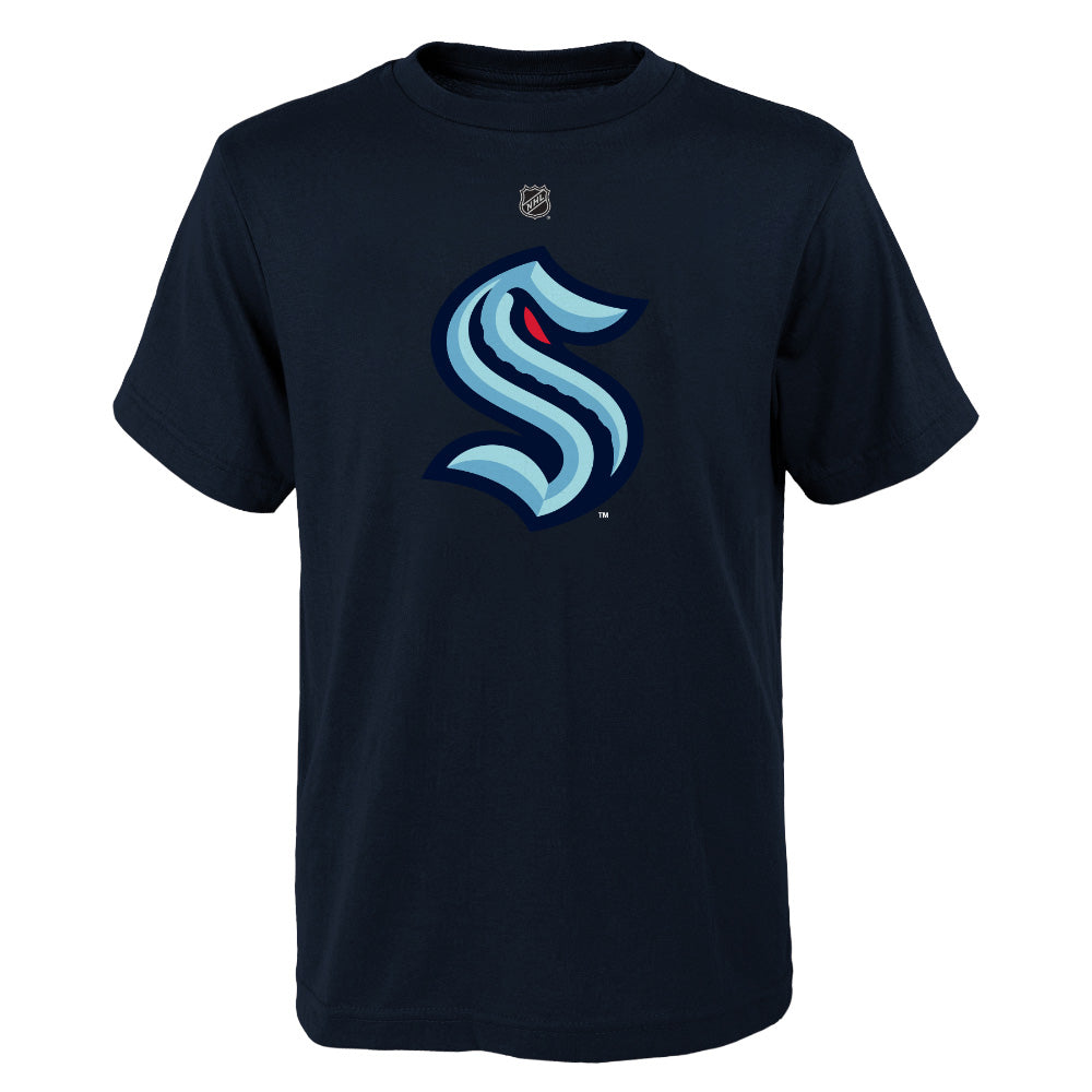 SEATTLE KRAKEN YOUTH PRIMARY LOGO NAVY T SHIRT