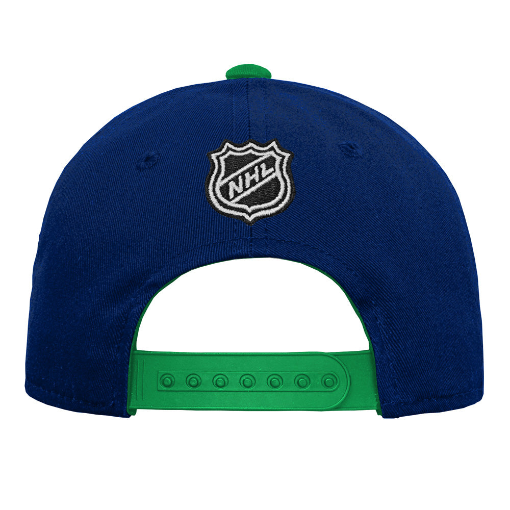 Outerstuff Vancouver Canucks Children's Precurved Blue Snapback Hat