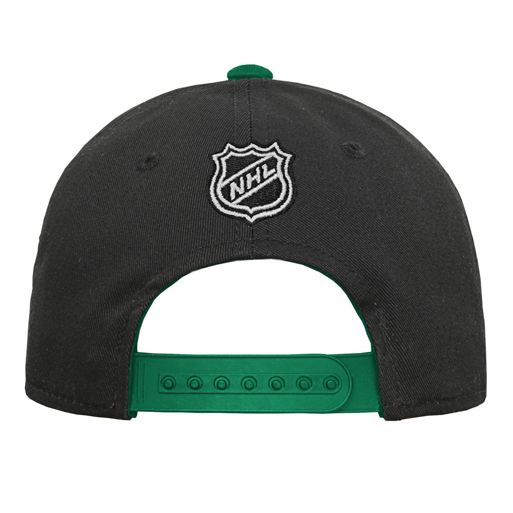 Outerstuff Dallas Stars Youth Precurved Black Snapback Hat