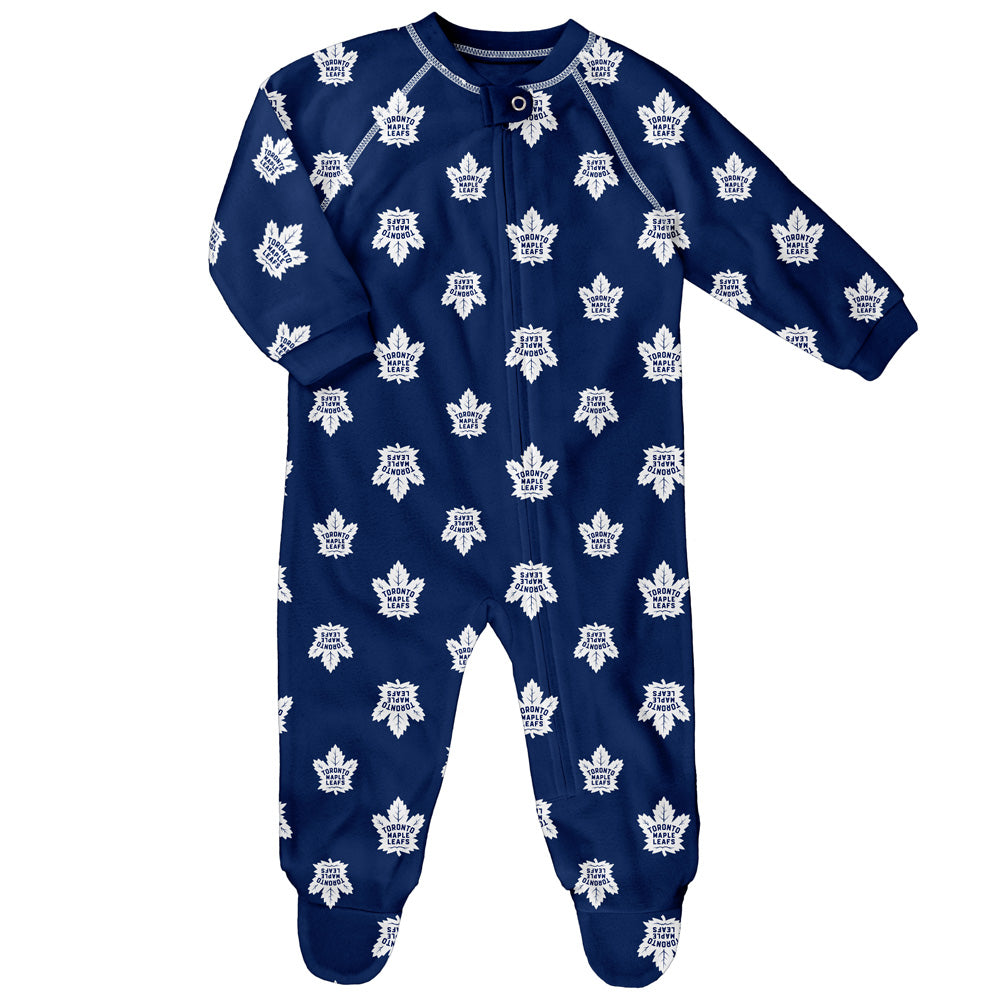 Outerstuff Toronto Maple Leafs Infant Raglan Zip Coverall