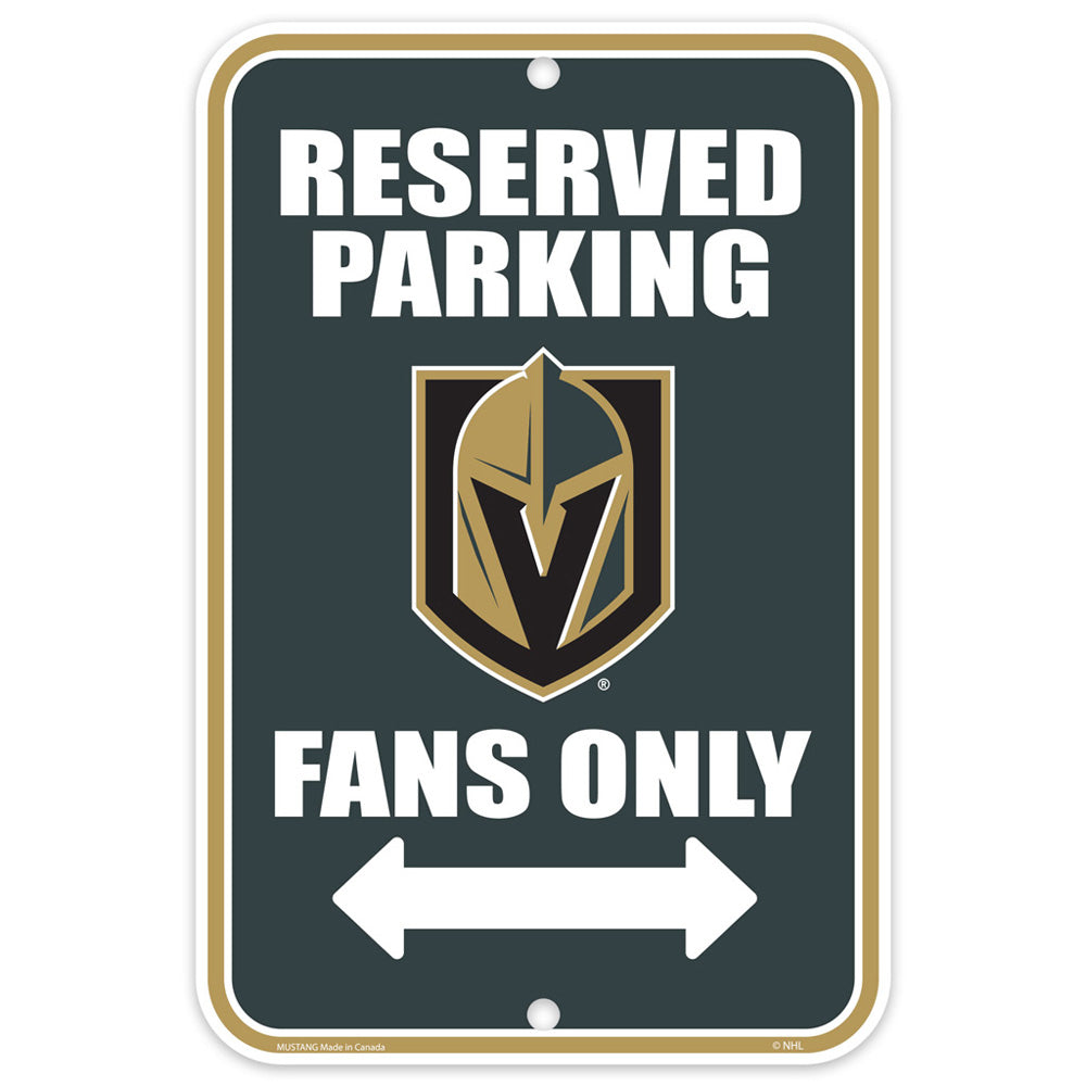 VEGAS GOLDEN KNIGHTS 10X15 PARKING SIGN