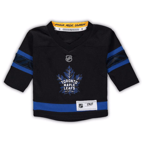 OUTERSTUFF TORONTO MAPLE LEAFS INFANT BLACK THIRD JERSEY
