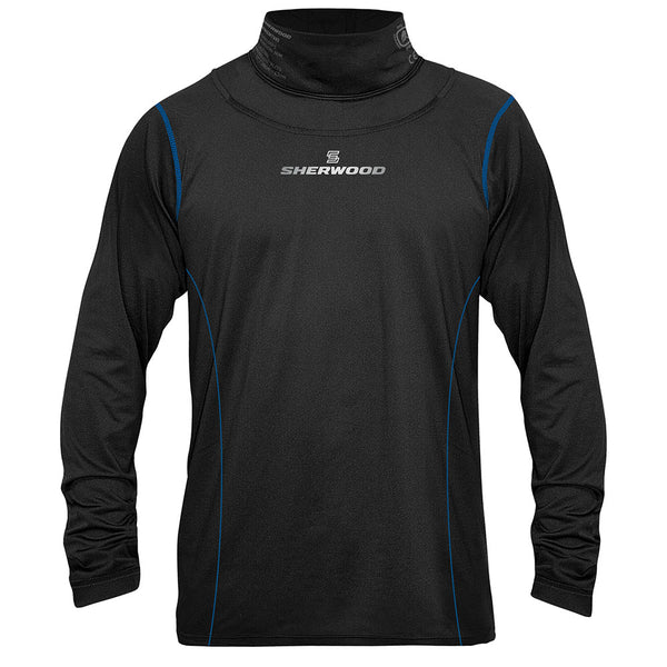 Sherwood Neck Guard Senior Compression Long Sleeve Shirt – Pro