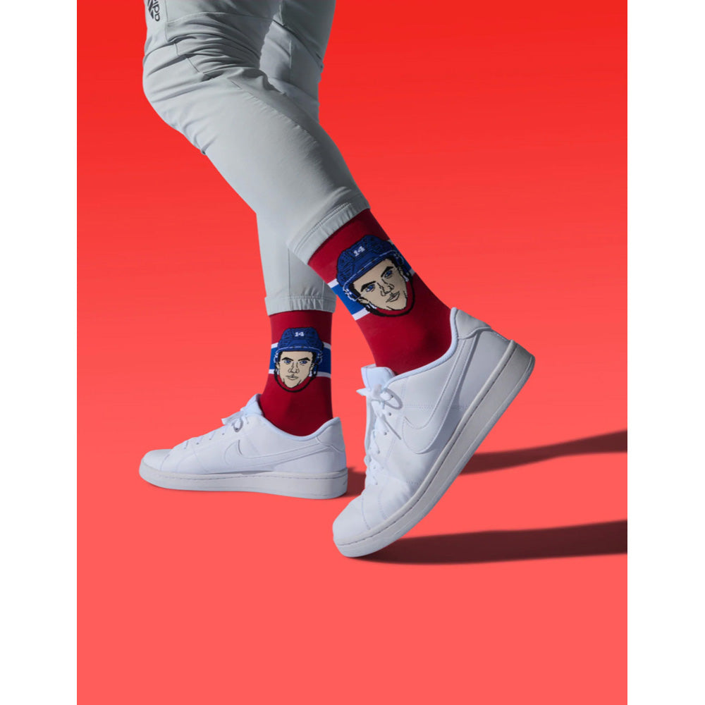MAJOR LEAGUE SOCKS MONTREAL CANADIENS NICK SUZUKI SOCKS