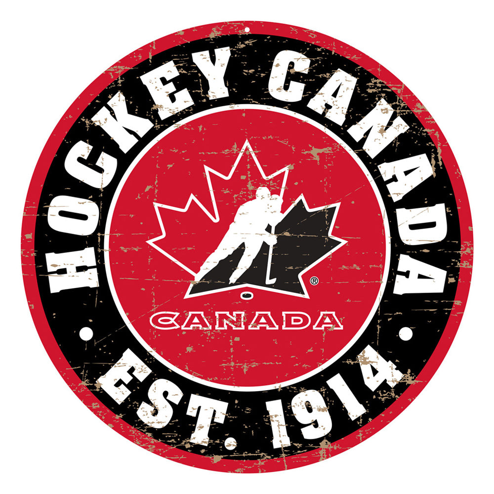 Team Canada Distressed 22.5" Wall Sign