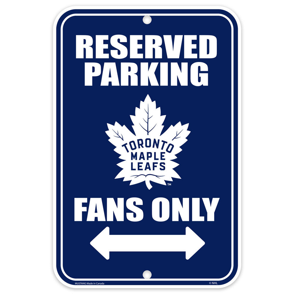 TORONTO MAPLE LEAFS 10X15 PARKING SIGN