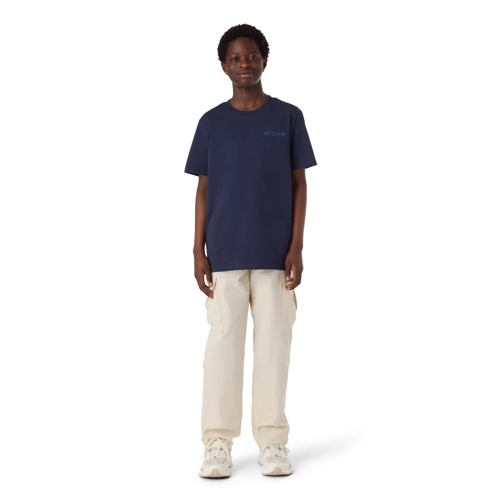 CCM Casual Youth Navy T Shirt