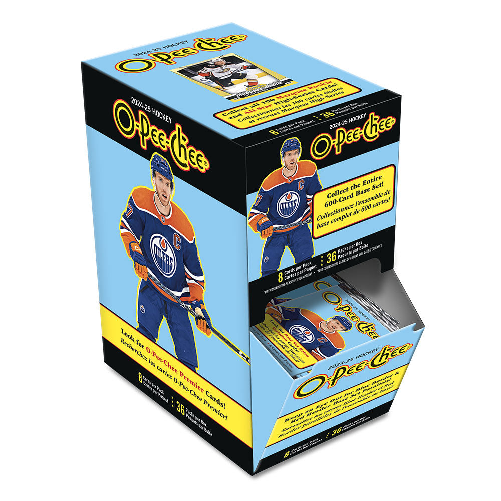 UPPER DECK 2024-2025 O-PEE-CHEE RETAIL GRAVITY FEED HOCKEY CARD PACK