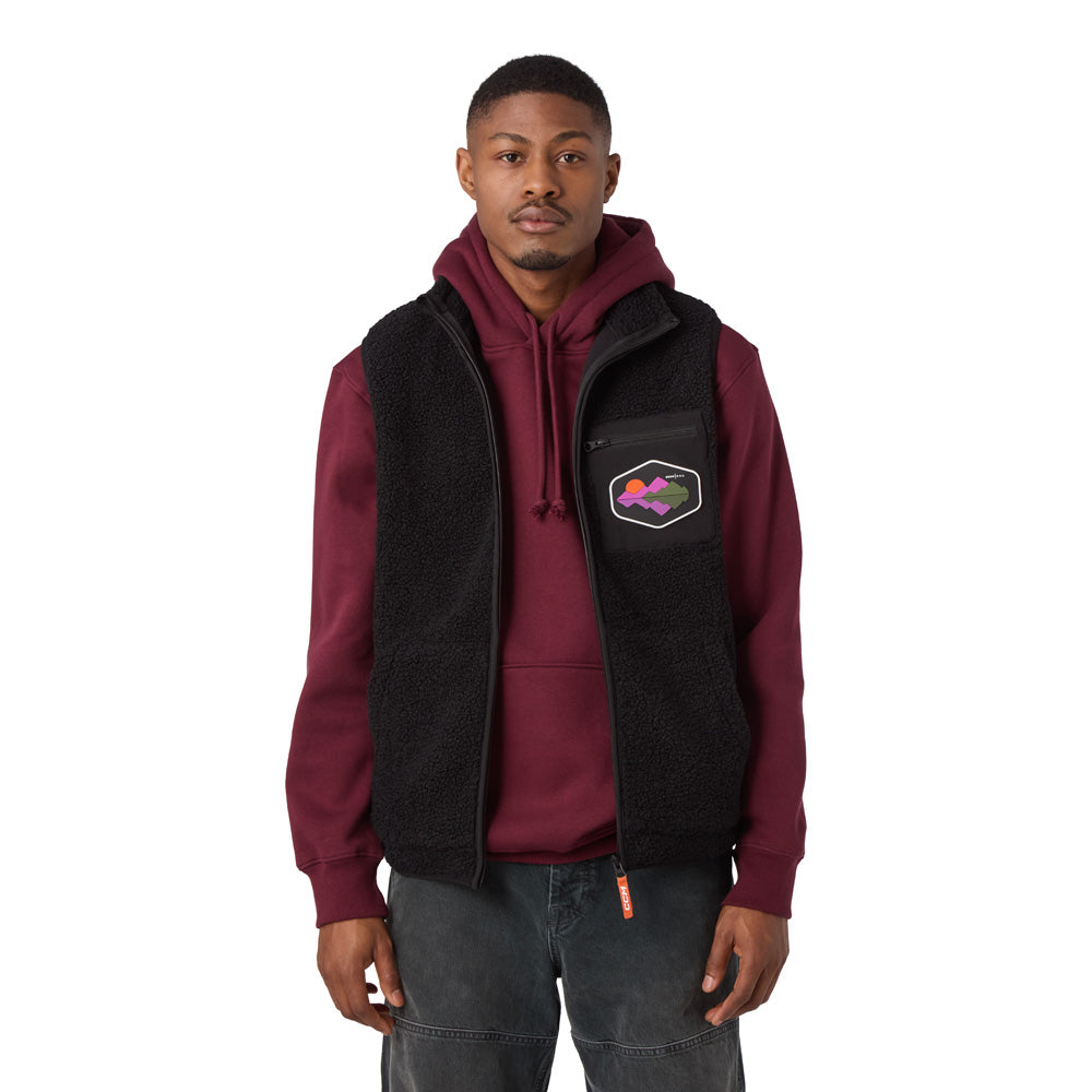 CCM Winter Collection Adult Black Sherpa Vest