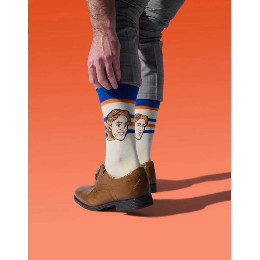 MAJOR LEAGUE SOCKS EDMONTON OILERS WAYNE GRETZKY SOCKS