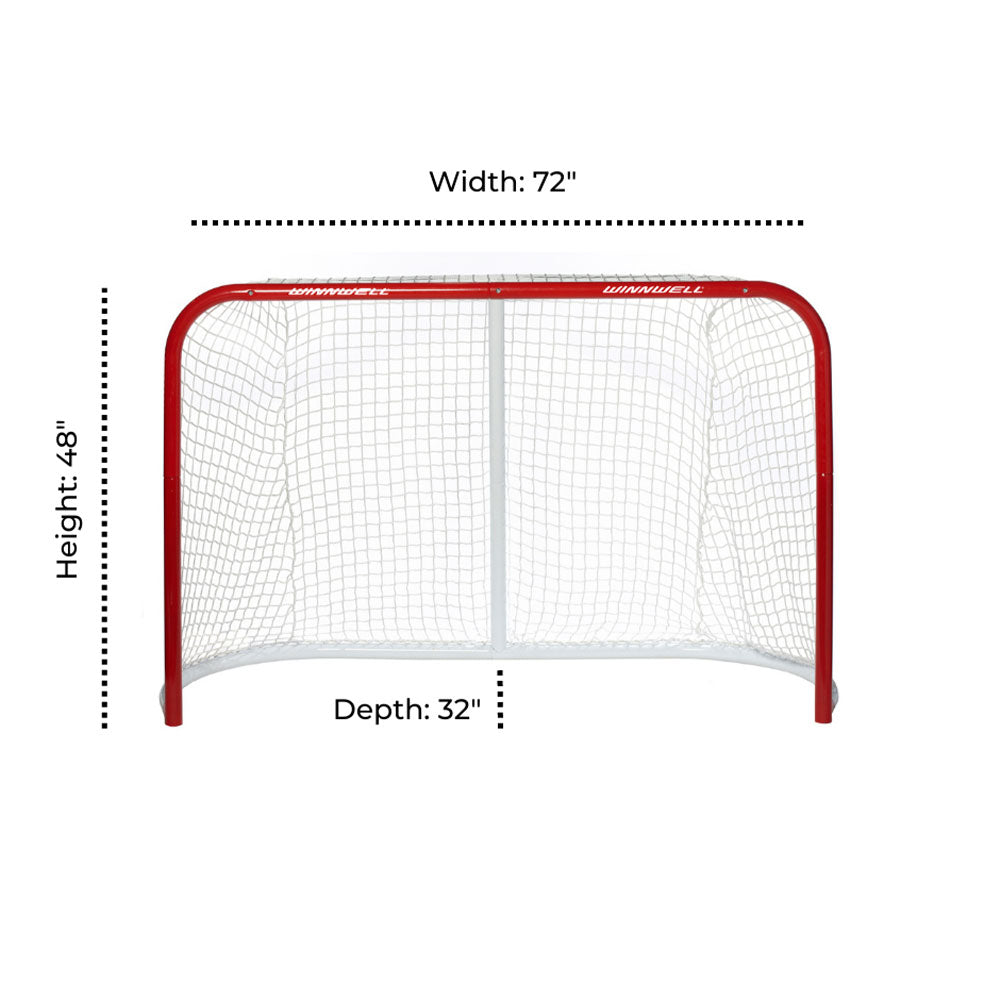 WINNWELL 72" HEAVY DUTY HOCKEY NET