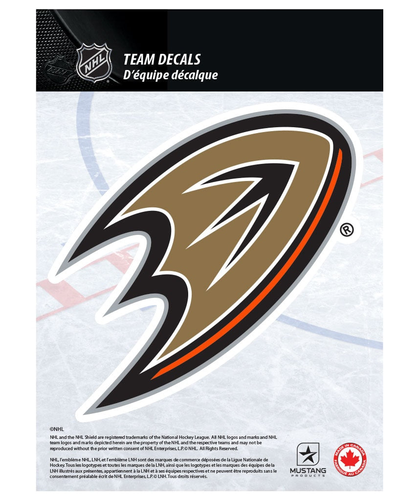 ANAHEIM DUCKS 5" X 7" NHL TEAM DECAL