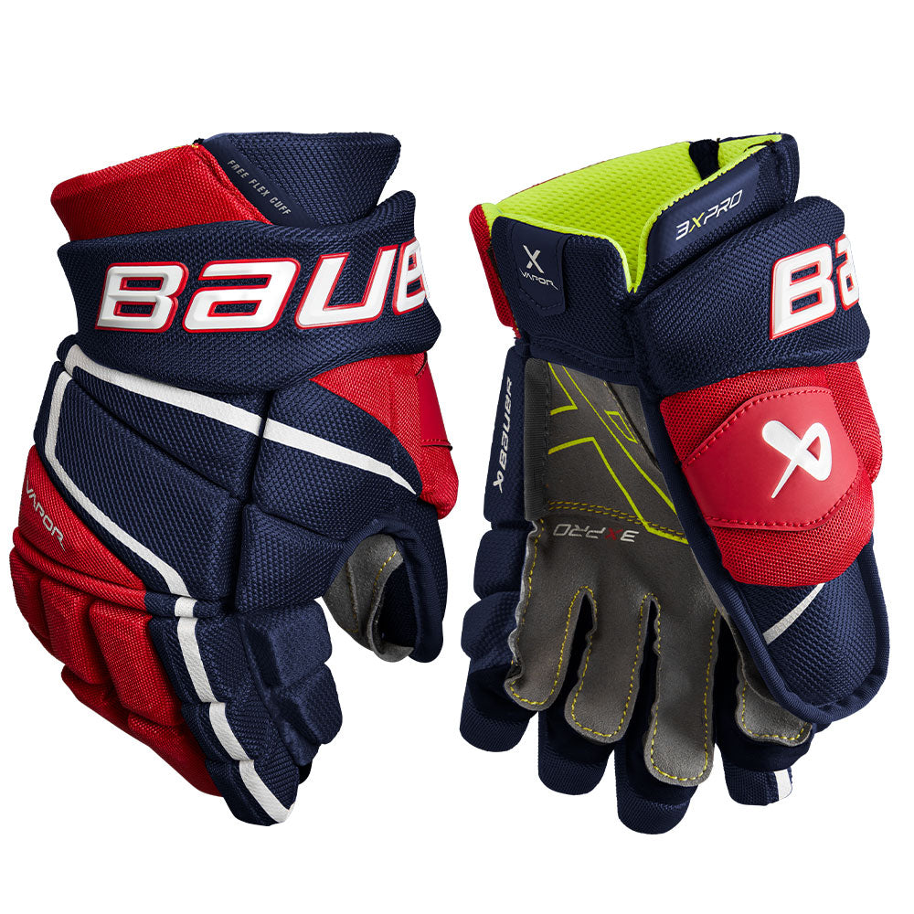 BAUER VAPOR 3X PRO JUNIOR HOCKEY GLOVES