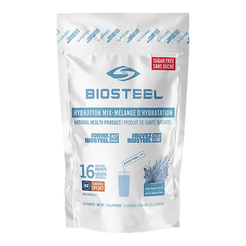 BIOSTEEL HYDRATION MIX 16 COUNT BAG - WHITE FREEZE