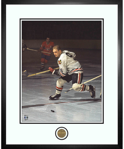 BOBBY HULL CHICAGO BLACKHAWKS ICONS COLLECTION - 18X22