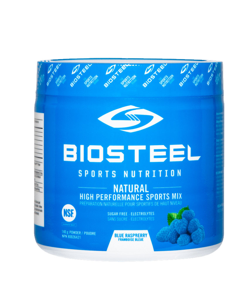 BIOSTEEL NATURAL HIGH PERFORMANCE SPORTS DRINK - BLUE RASBERRY 140g