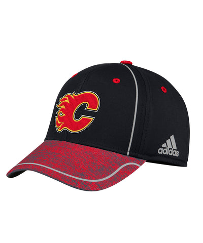 CALGARY FLAMES ADIDAS MEN'S 2018 NHL STRUCTURED DRAFT HAT
