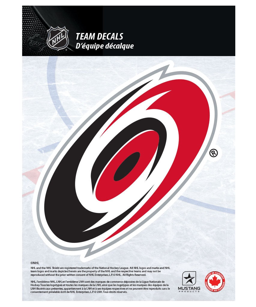 CAROLINA HURRICANES 5" X 7" NHL TEAM DECAL