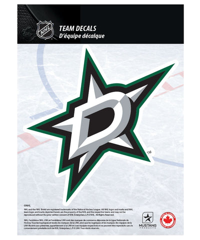 DALLAS STARS 5" X 7" NHL TEAM DECAL