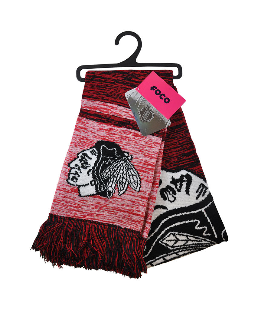 KDI CHICAGO BLACKHAWKS BIG LOGO SCARF
