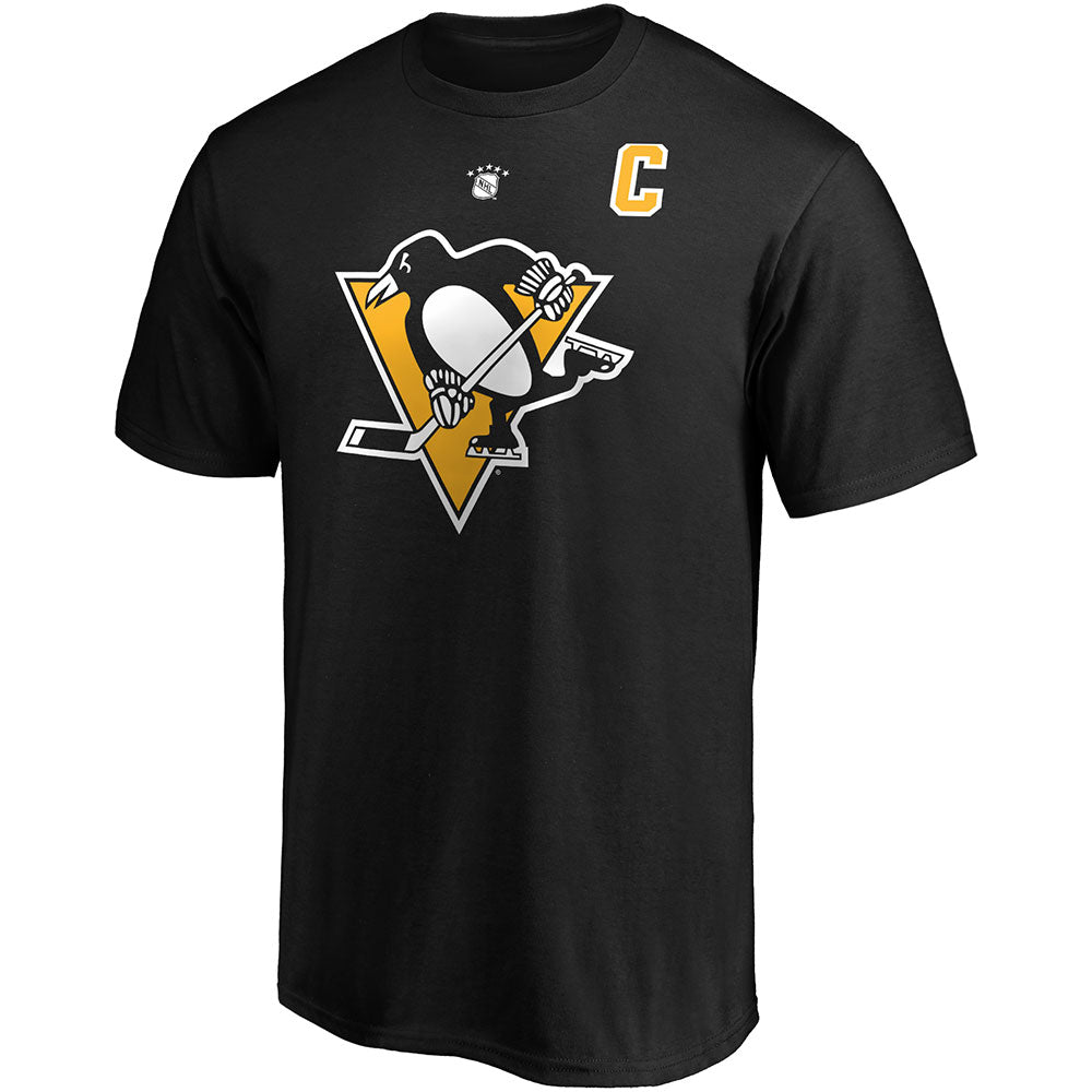 MARIO LEMIEUX PITTSBURGH PENGUINS FANATICS MEN'S HERITAGE T SHIRT
