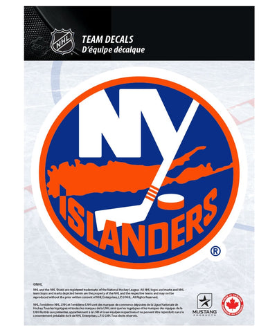 NEW YORK ISLANDERS 5" X 7" NHL TEAM DECAL