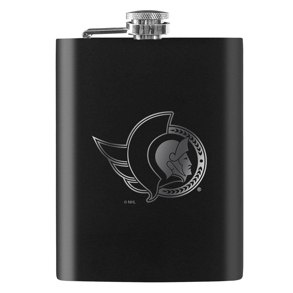 OTTAWA SENATORS 8OZ FLASK - LASER ETCH