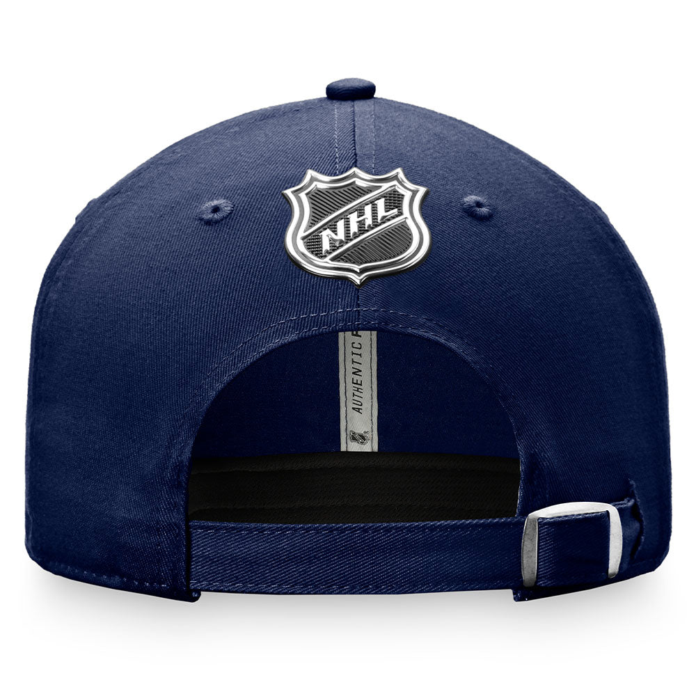 SEATTLE KRAKEN FANATICS MEN'S AUTHENTIC PRO LOCKER ROOM UNSTRUCTURED ADJUSTABLE HAT