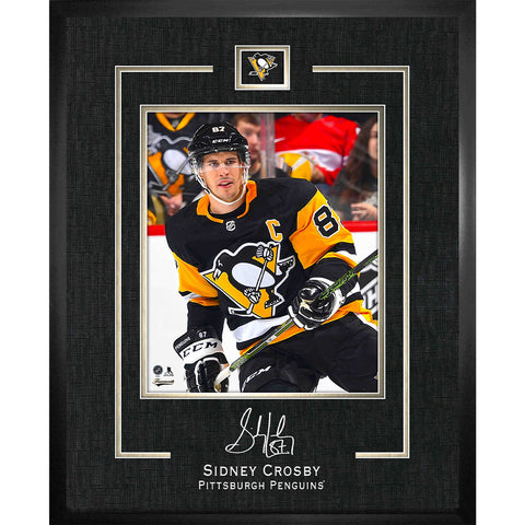 SIDNEY CROSBY PITTSBURGH PENGUINS FRAMED REPLICA SIGNATURE - 16X20
