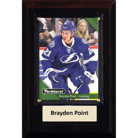 TAMPA BAY LIGHTNING NHL CARD PLAQUE 4X6 - BRAYDEN POINT